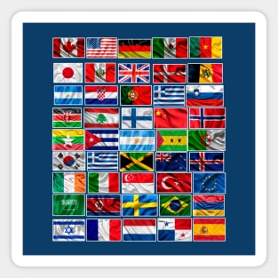 Beautiful Flags of the World Magnet